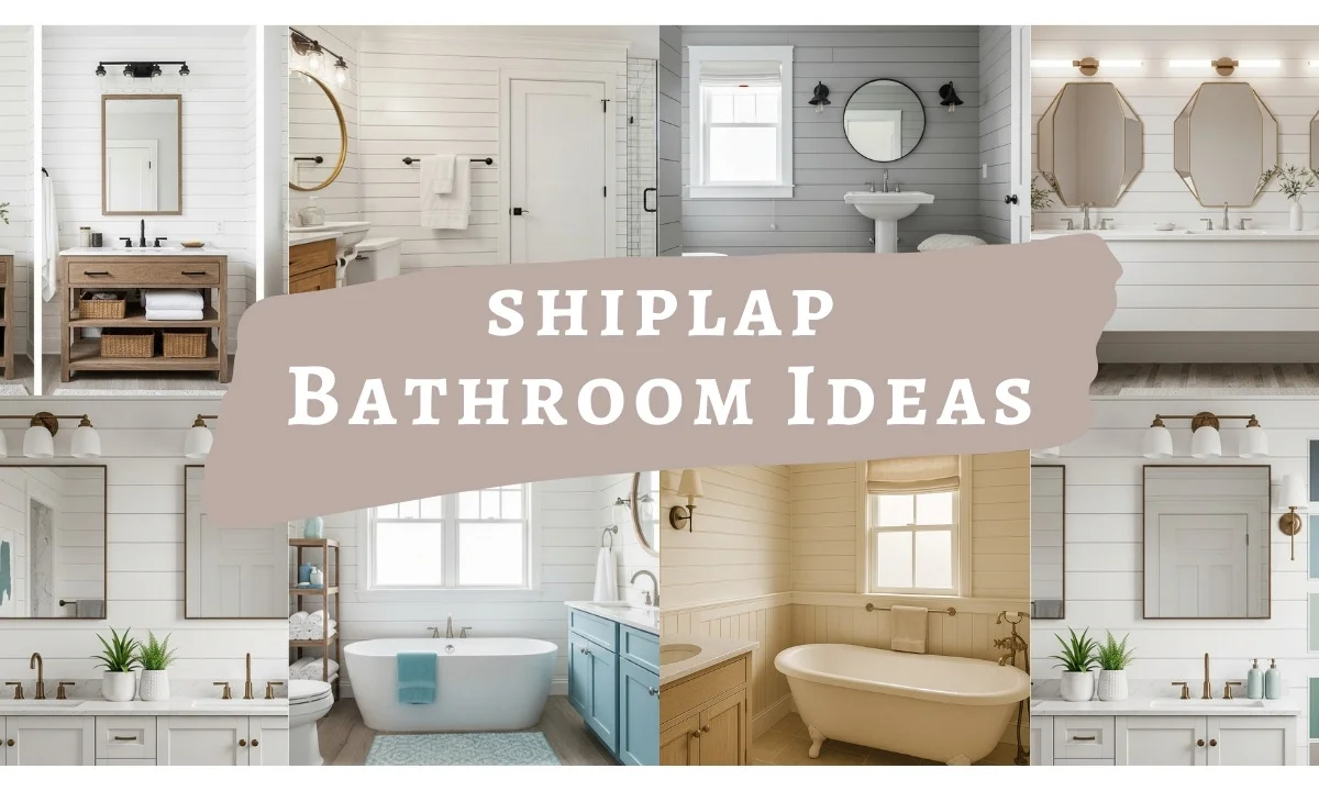 Shiplap Bathroom Ideas